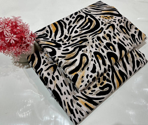 2PC Unstitched Digital Printed Khaddar Suit