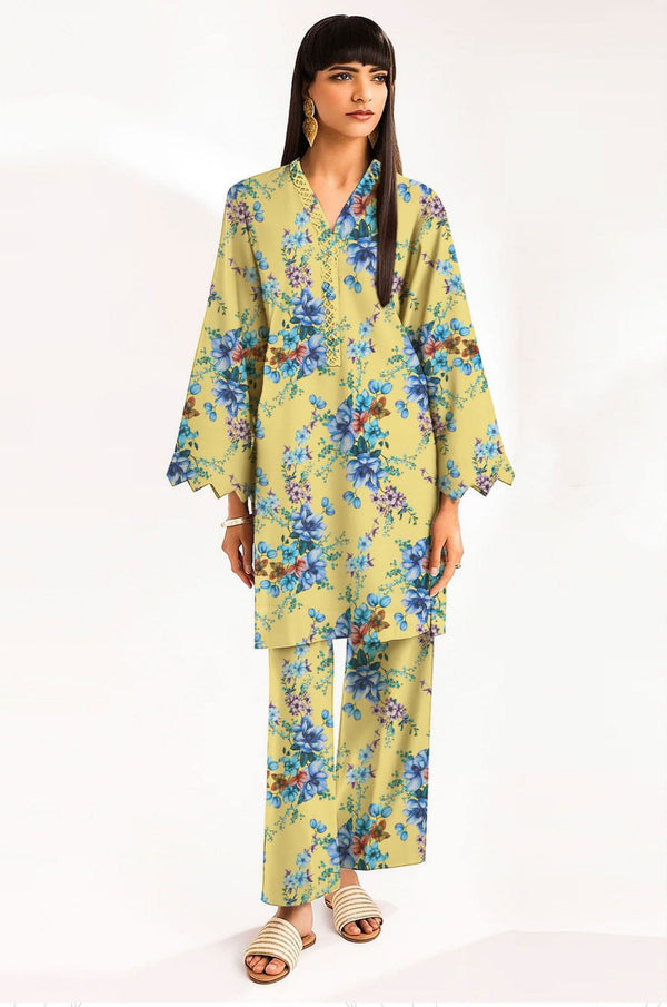 2 pcs Unstitched Lawn