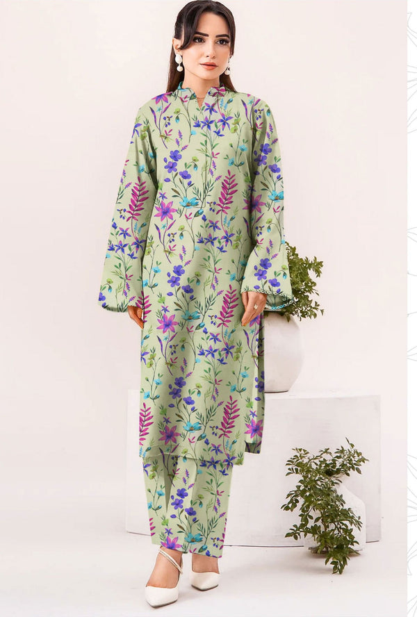 2 pcs Unstitched Lawn