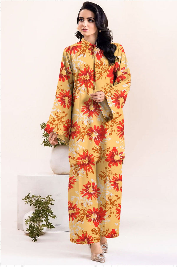 2 pcs Unstitched Lawn