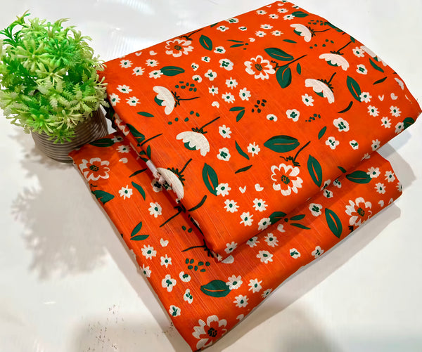 2PC Unstitched Digital Printed Khaddar Suit