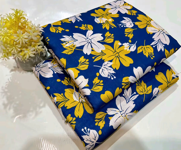 2PC Unstitched Digital Printed Khaddar Suit