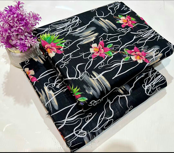 2PC Unstitched Digital Printed Khaddar Suit