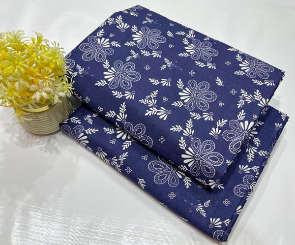 2PC Unstitched Digital Printed Khaddar Suit