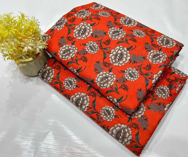 2PC Unstitched Digital Printed Khaddar Suit