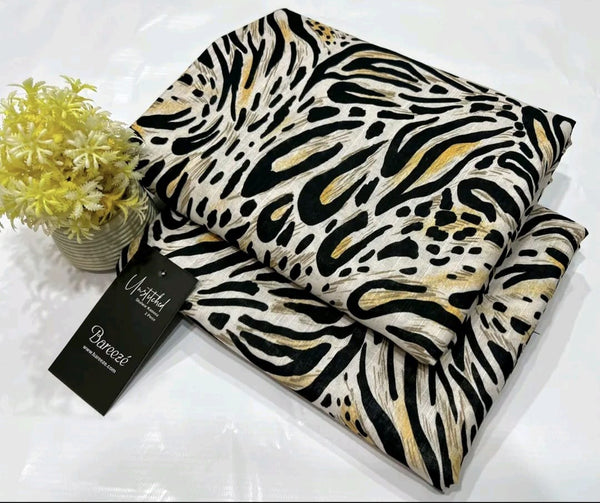 2PC Unstitched Digital Printed Khaddar Suit