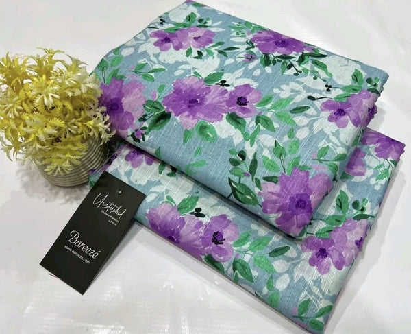 2PC Unstitched Digital Printed Khaddar Suit