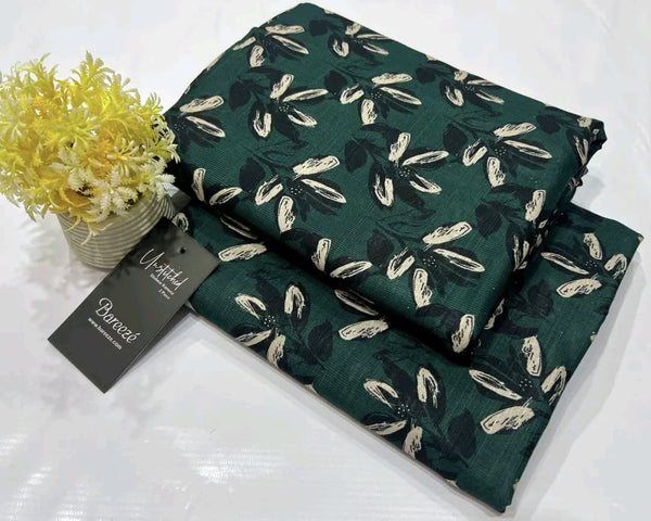 2PC Unstitched Digital Printed Khaddar Suit