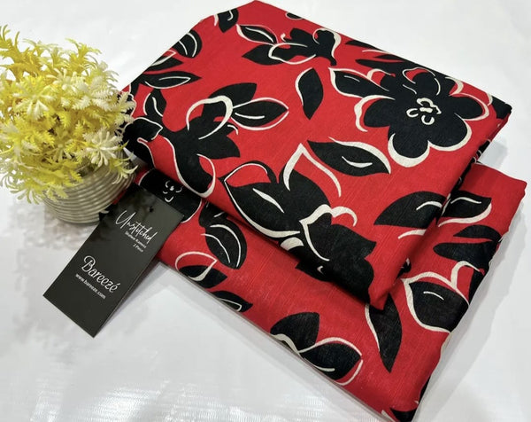 2PC Unstitched Digital Printed Khaddar Suit