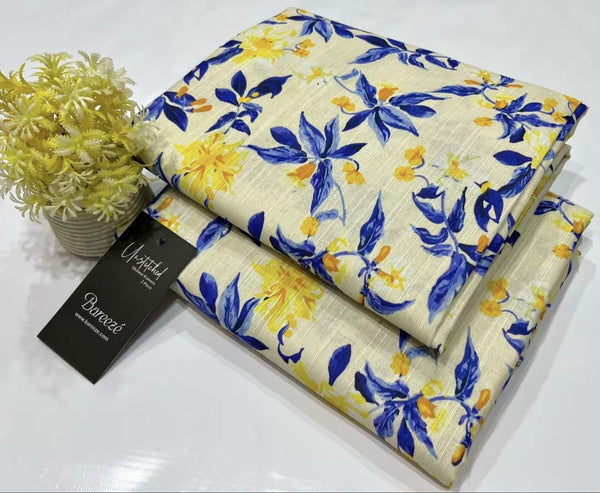 2PC Unstitched Digital Printed Khaddar Suit