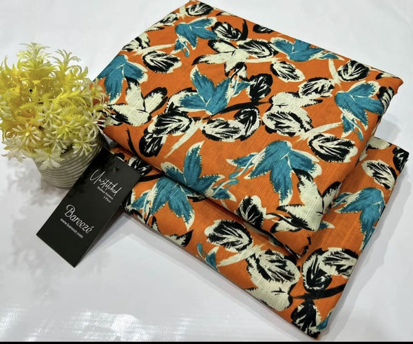 2PC Unstitched Digital Printed Khaddar Suit