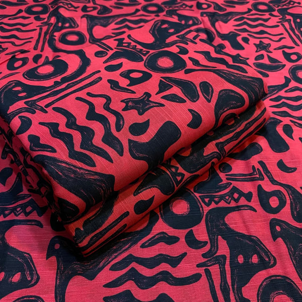 2PC Unstitched Digital Printed Khaddar Suit