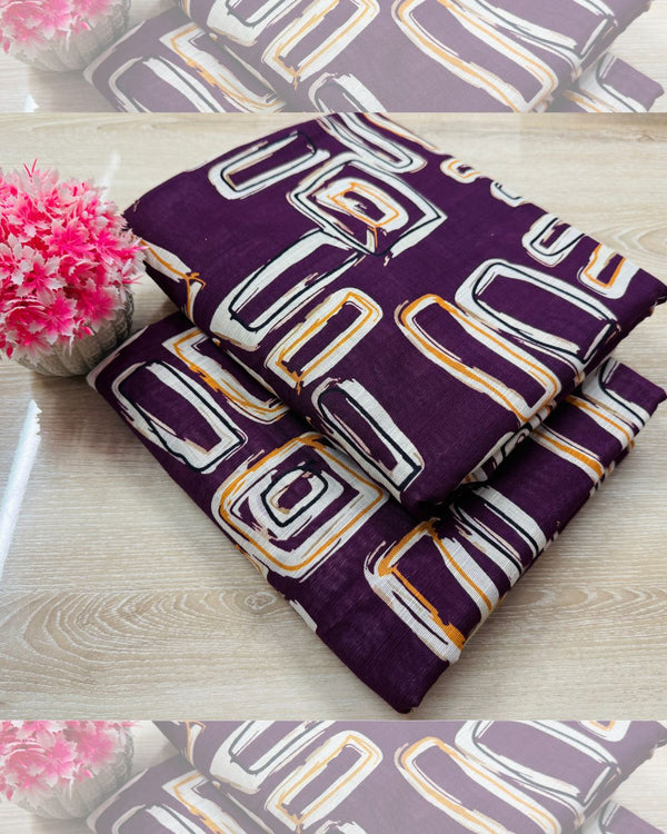 2PC Unstitched Digital Printed Khaddar Suit